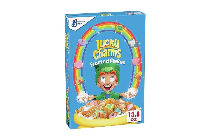 Lucky Charms Frosted Flakes Marshmallow Cereal, 